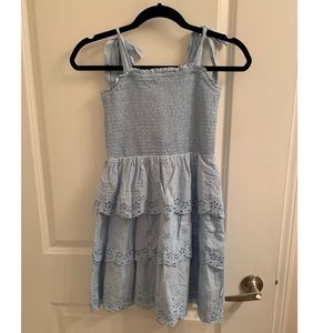 AE smocked, tie strap dress